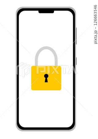 スマートフォン　セキュリティのイメージ 126663546