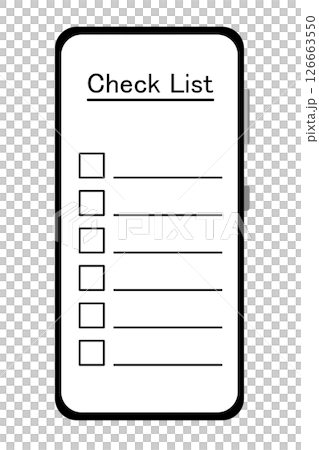 CHECK LIST 126663550