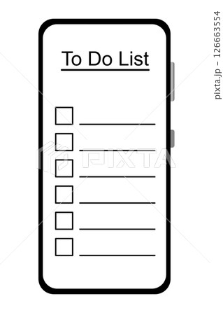 TO DO LIST 　やることリスト 126663554