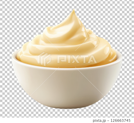 Bowl with mayonnaise 126663745