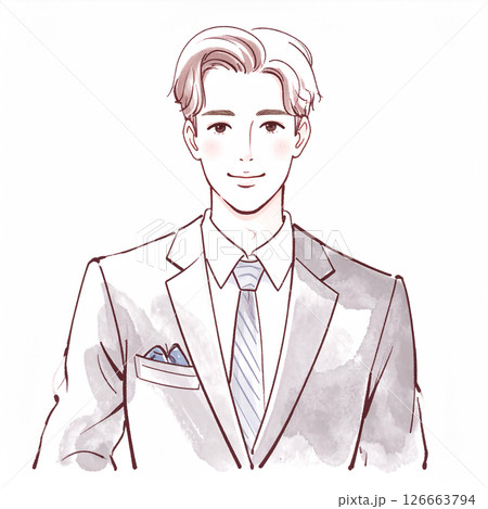男性・男の子のイラスト素材セット 126663794