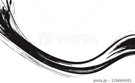 Black ink splash illustration with textured paint drops. Black ink splash illustration with textured paint drops. 126664081
