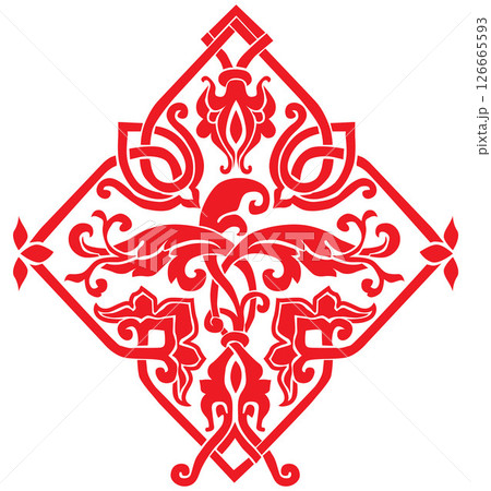 Ethnic ornament pattern. Vector illustration. From collection of ancient russian ornaments 126665593