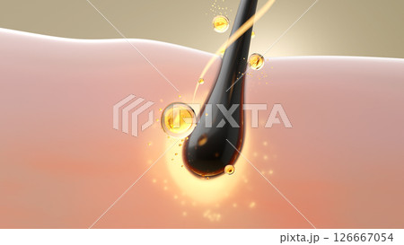 黄金成分が髪を包み込み強く育てる高浸透のスカルプケア 126667054