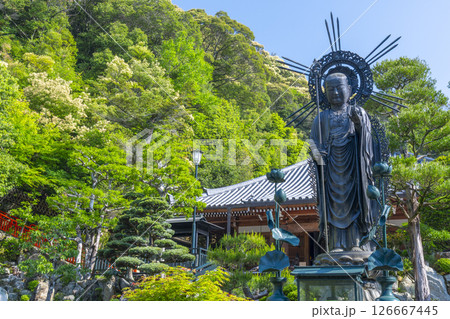 清荒神清澄寺 本堂と一願地蔵尊 清荒神清澄寺 本堂と一願地蔵尊 126667445