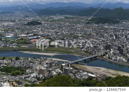 金華山山頂から北西の景色 金華山山頂から北西の景色 126667504