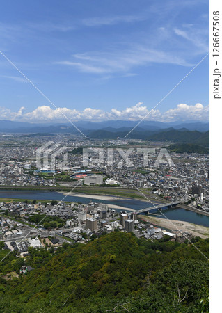 金華山山頂から北西の景色 金華山山頂から北西の景色 126667508