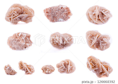 Collection of stone mineral Rose of the desert 126668392