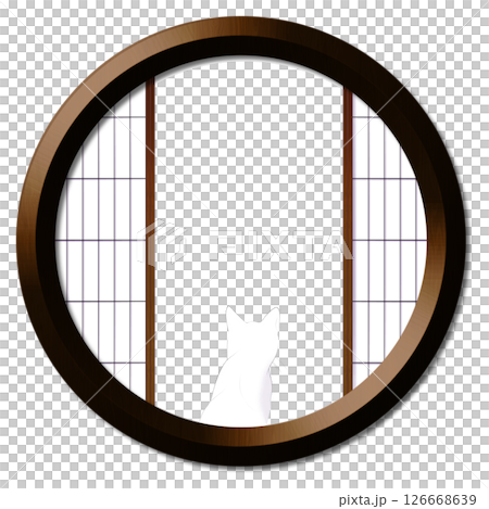 丸窓と猫 126668639