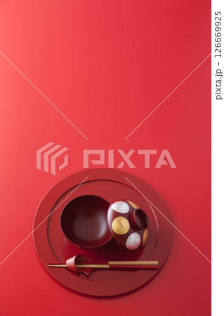 お正月の和食器 お正月の和食器 126669925