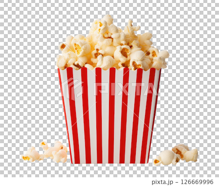 Box with popcorn 126669996