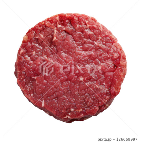 Raw meat cutlet 126669997