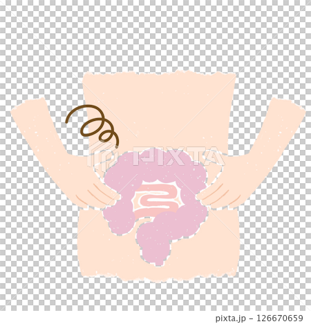 Disordered intestines in the stomach 126670659