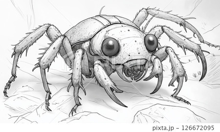 昆虫の塗り絵 126672095