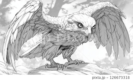 子供の塗り絵 子供の塗り絵 126673318