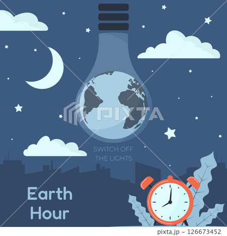 earth hour concept earth hour concept 126673452