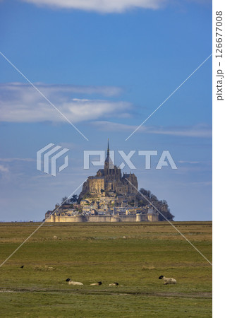 Mont Saint Michel, UNESCO site, Normandy, France 126677008