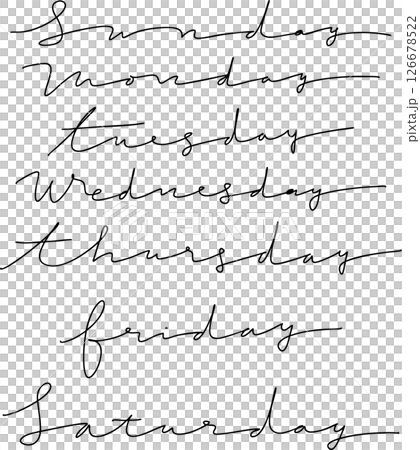 Handlettering Handwritten letters | WEEK 126678522