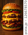 ハンバーガー 126678570