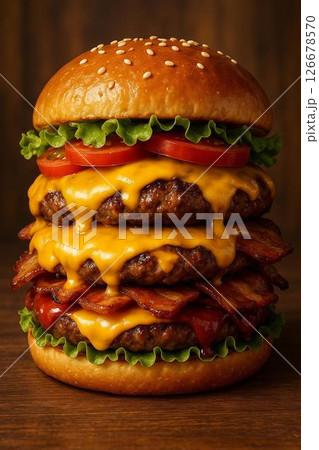 ハンバーガー 126678570