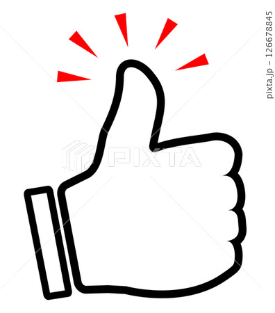 サムズアップ 126678845