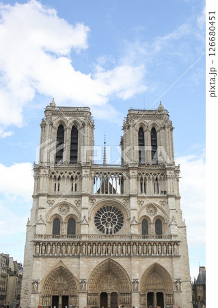 フランス パリ ノートルダム大聖堂 火災消失前 フランス パリ ノートルダム大聖堂 火災消失前 126680451