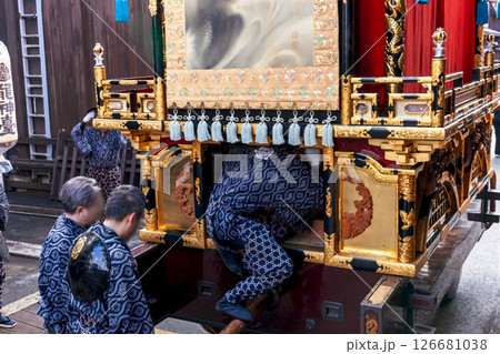 250414春の高山祭イラスト111z078 250414春の高山祭イラスト111z078 126681038