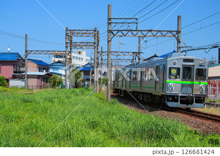 五月晴れの養老鉄道線 126681424