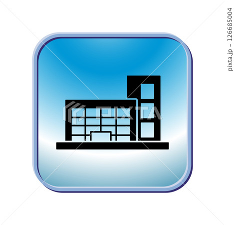 Mall building icon design template Mall building icon design template 126685004