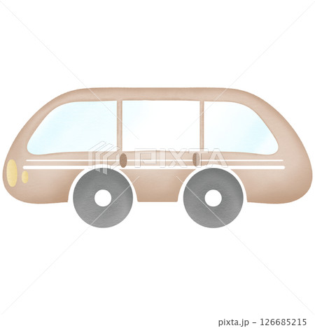 Van hand drawn transparency illustration Van hand drawn transparency illustration 126685215