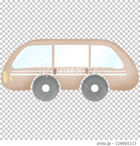 Van hand drawn transparency illustration 126685215