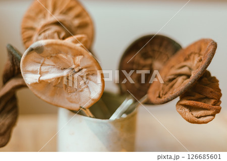 Close up tea filter bag Close up tea filter bag 126685601