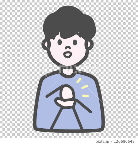 納得する男性 126686645