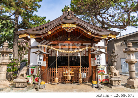 魚崎八幡宮神社　拝殿（魚崎の八幡さん）　神戸市東灘区魚崎南町 126686673