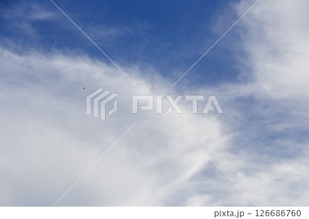 Blue sky and white clouds 126686760