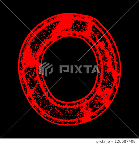 Grungy vector font. Art lettering. Grungy vector font. Art lettering. 126687409