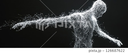 Digital Abstract Minimalism, Body of Ones and Zeros 126687622