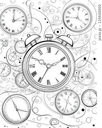 Whimsical clockwork a dance through time 126688800