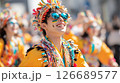 Vibrant Carnival Dancer in Colorful Costume 126689577