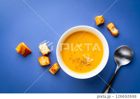 Vegetable vegetarian cream soup Vegetable vegetarian cream soup 126692698