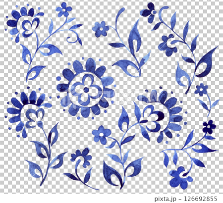 pattern, flower, design 126692855