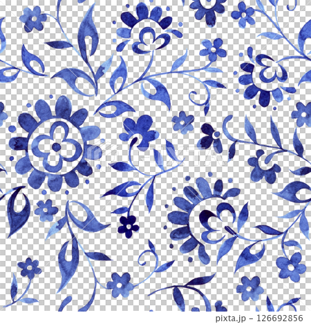 blue, pattern, flower 126692856
