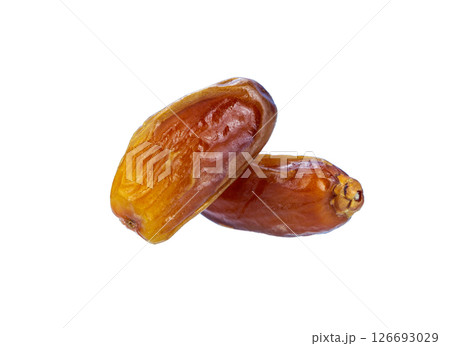 Dried dates fruit closeup Dried dates fruit closeup 126693029