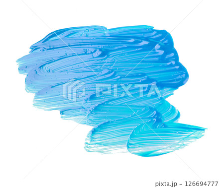 Acrylic brush stroke paiting over isolated background, canvas watercolor texture Acrylic brush stroke paiting over isolated background, canvas watercolor texture 126694777