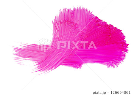 Oil Paint smudge isolated on white background Art brush painted watercolor background. Oil Paint smudge isolated on white background Art brush painted watercolor background. 126694861