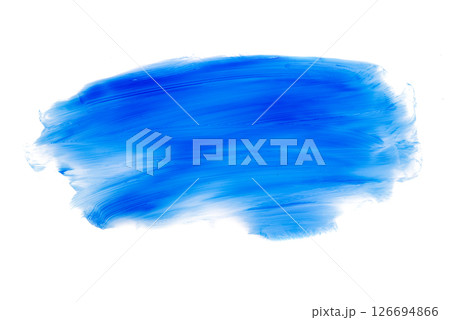 Oil Paint smudge isolated on white background 126694866