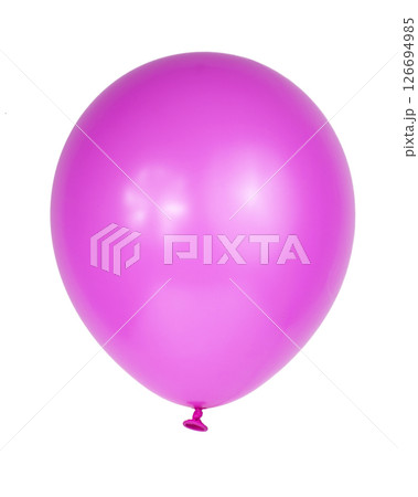 colorful balloon isolated on white background Children's party balloons colorful balloon isolated on white background Children's party balloons 126694985