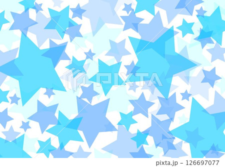 青い星がたくさんの背景 126697077