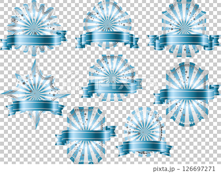 Label halo, with obi, 5 light blue 126697271