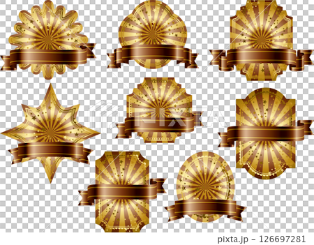 Label halo, with obi, 18 brown 126697281